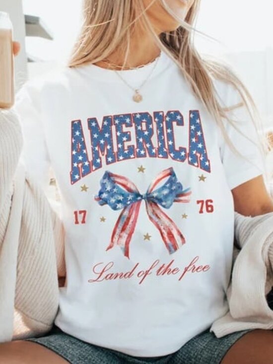 Tops - Independence Day Shirt, Retro America 4th Of July Shirt Gift